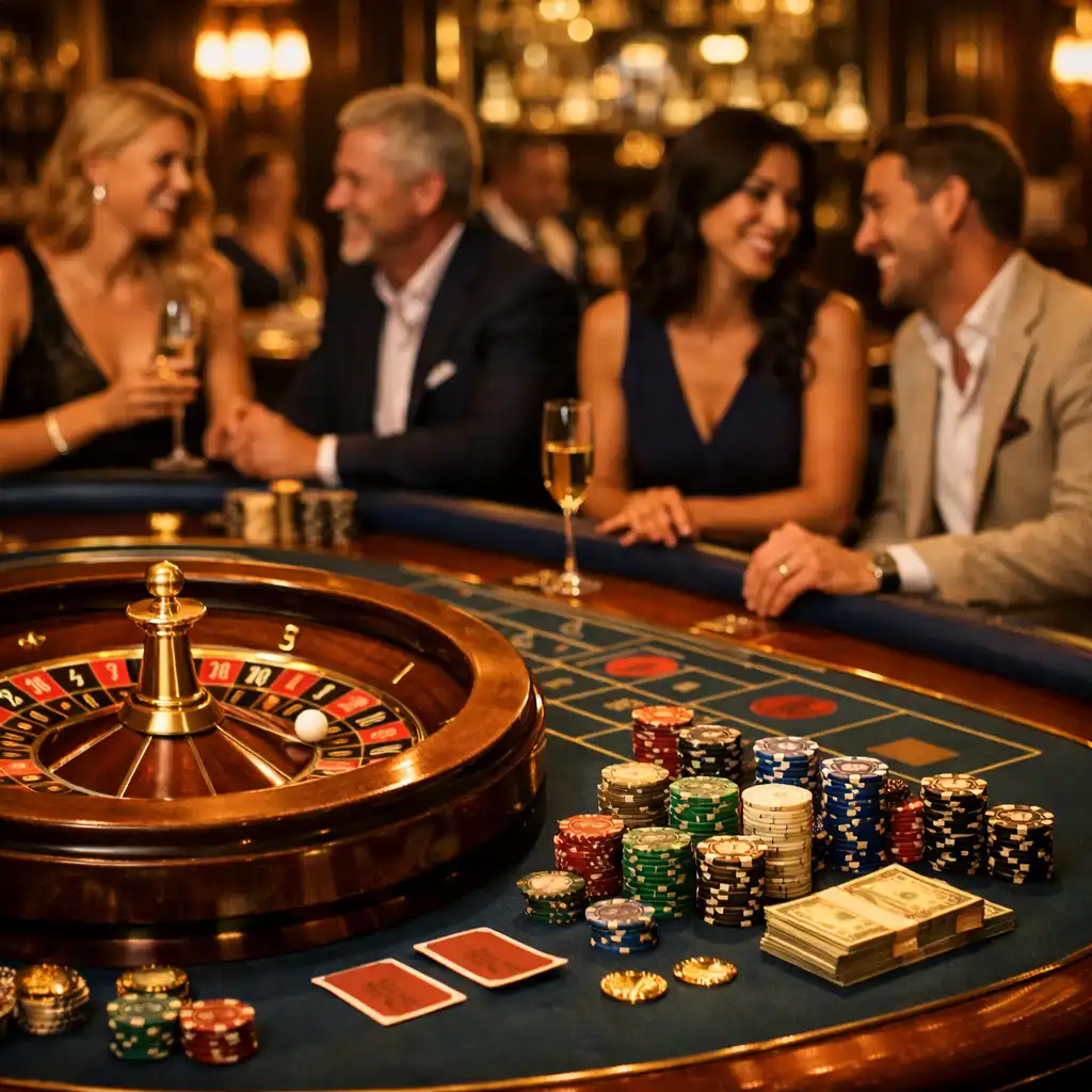Animation casino élégante